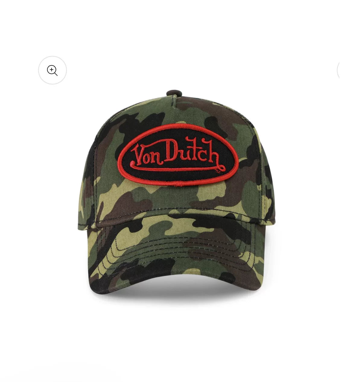 Von Dutch  Retro American Embroidery Mesh Trucker Hat