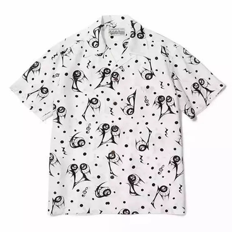 WACKO MARIA 18SS Reaper Eyes Hawaiian Shirt