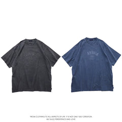 Nautica Style Vintage Wash Heavyweight Embroidery Tee