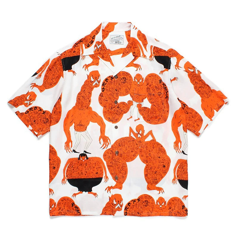 WACKO MARIA × DJ HARVEY HAWAIIAN shirt