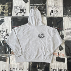 ERD melancholic Washed Fleece Oversized Graphic Hoodie
