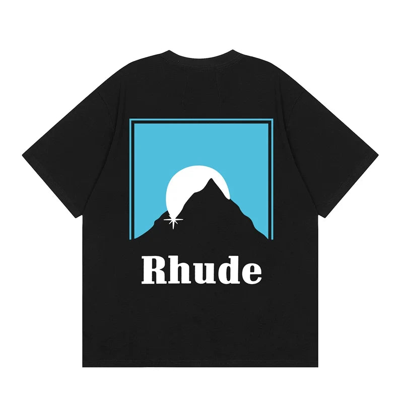 RHUDE High Street Oversized Graphic Pure Cotton T-Shirt