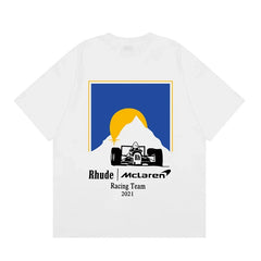 RHUDE High Street Oversized Graphic Pure Cotton T-Shirt