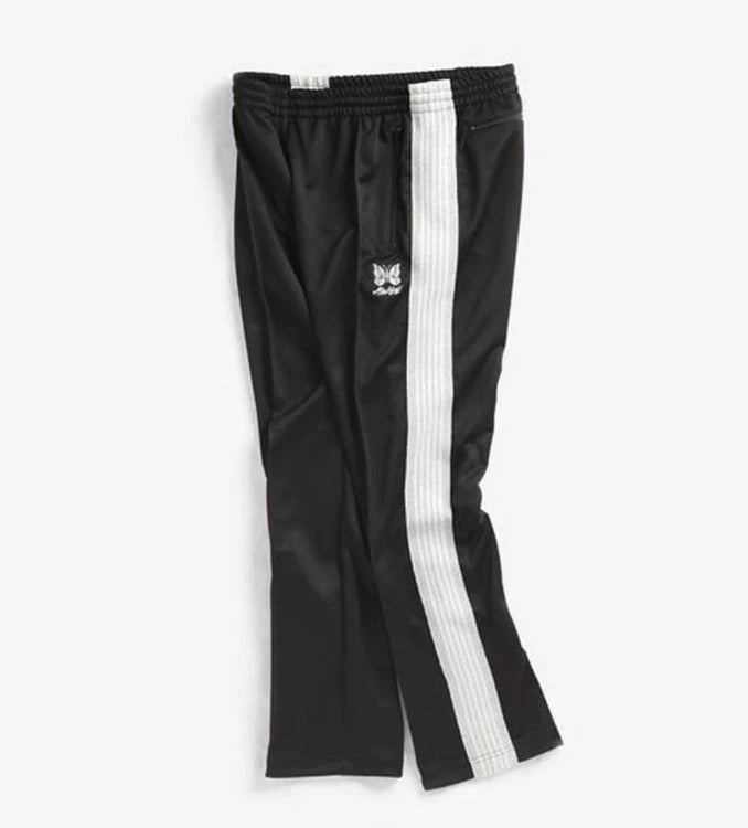 Needles Style Vintage Butterfly Embroidery Striped Track Pants