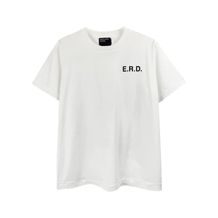 ERD Vintage Distressed A Public Apology White T-Shirt