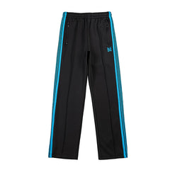 Needles Style Butterfly Embroidered Stripe Track Pants
