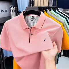 NAUTICA Casual Multi Color Short Sleeve Shirt