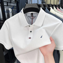 Nautica Style Pique Cotton Cooling Breathable Polo