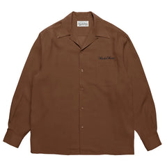 WACKO MARIA DJ Harvey Leopard Palm Tree Long Sleeve Shirt