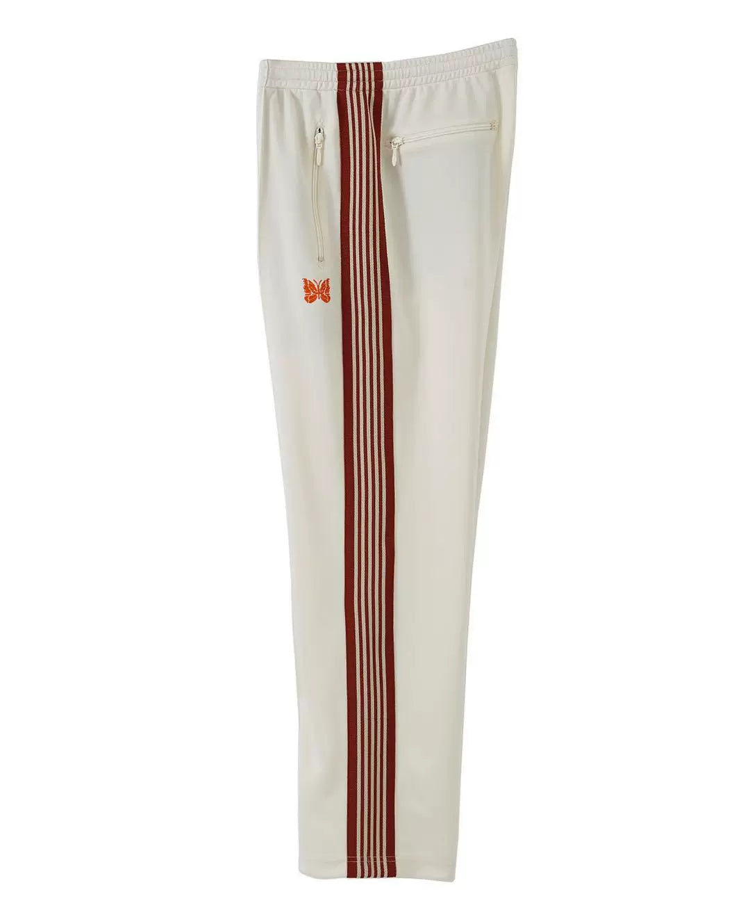 Needles Style Vintage Butterfly Embroidery Striped Track Pants