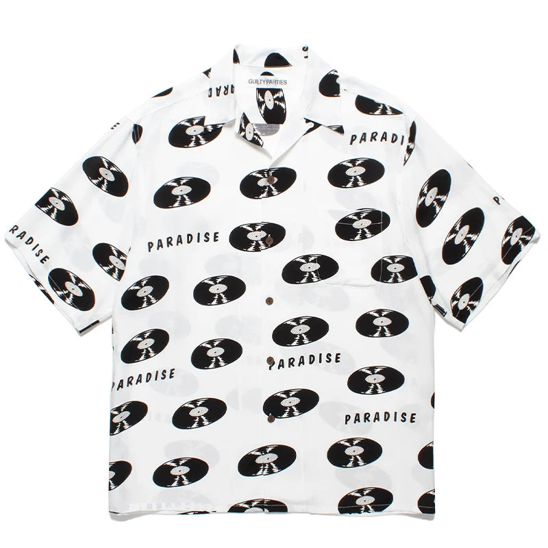 WACKO MARIA Palm Tree Sailing Boat Hawaiian Shirt