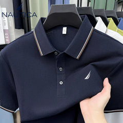 NAUTICA Techwear Polo Shirt Organic Cotton Active Tee