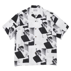 WACKO MARIA Basquiat Graphic Cuban Collar Shirt
