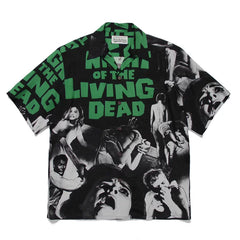 WACKO MARIA Basquiat Graphic Cuban Collar Shirt