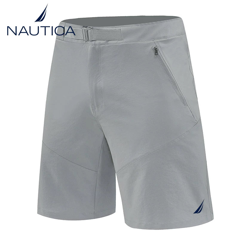 Nautica Inspired Lightweight Breathable Zipper Pocket Utility Shorts