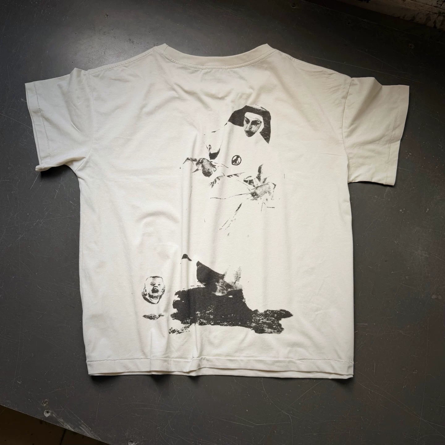 Enfants Riches Deporimes nun print pure cotton thin T-shirt