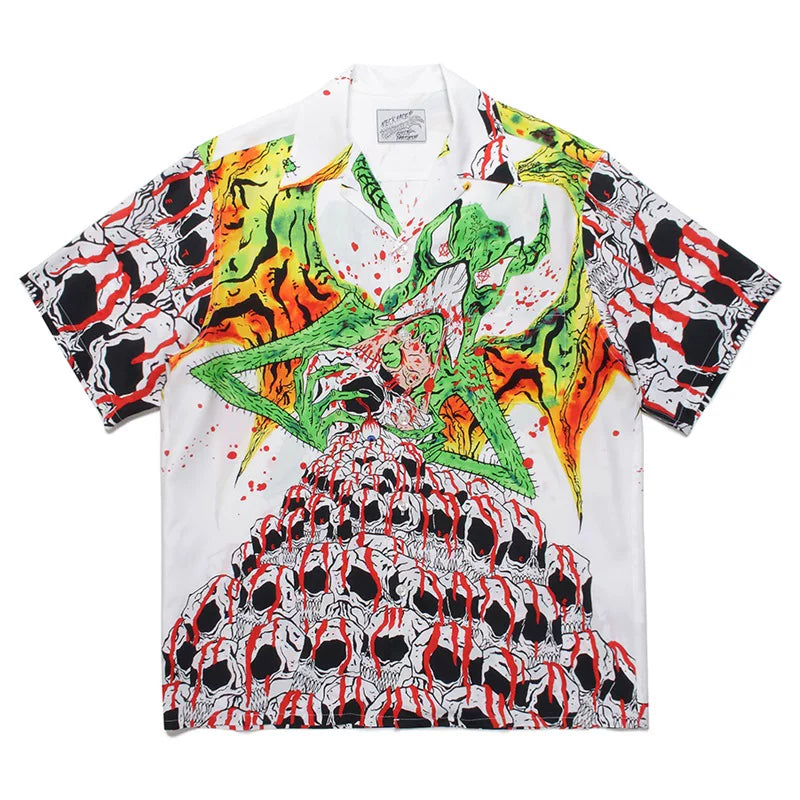 WACKOMARIA 7th Neckface Graffiti Hawaiian Shirt