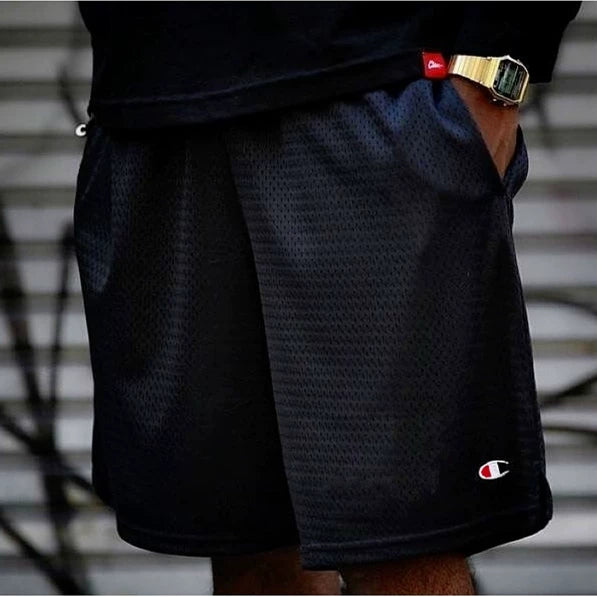 Champion Inspired Unisex Athletic Mesh Relaxed Fit Shorts