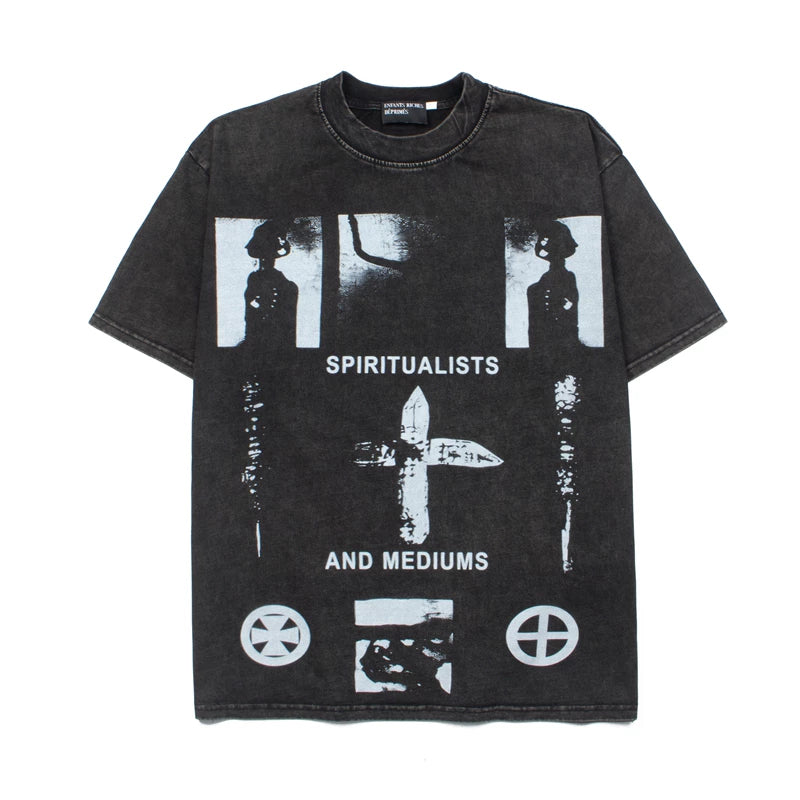 ERD Melancholy Retro Distressed Oversized Cotton Shirt