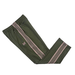 Needles Inspired Butterfly Embroidery Striped Straight Track Pants