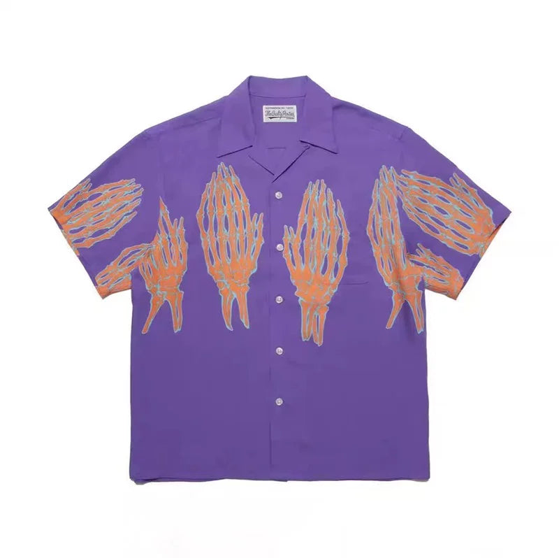 WACKO MARIA tyle Anime Cyberpunk Hawaiian Shirt