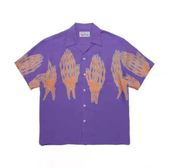 WACKO MARIA tyle Anime Cyberpunk Hawaiian Shirt