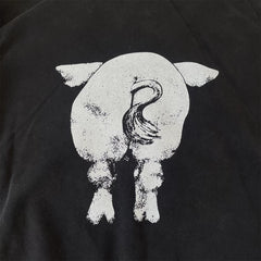 ERD Inspired Pigman Patchwork Fleece Zip Up Hoodie