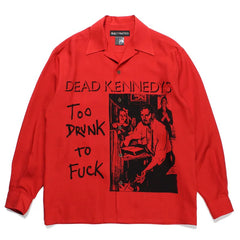 WACKO MARIA World Peace Long Sleeve Rayon Shirt