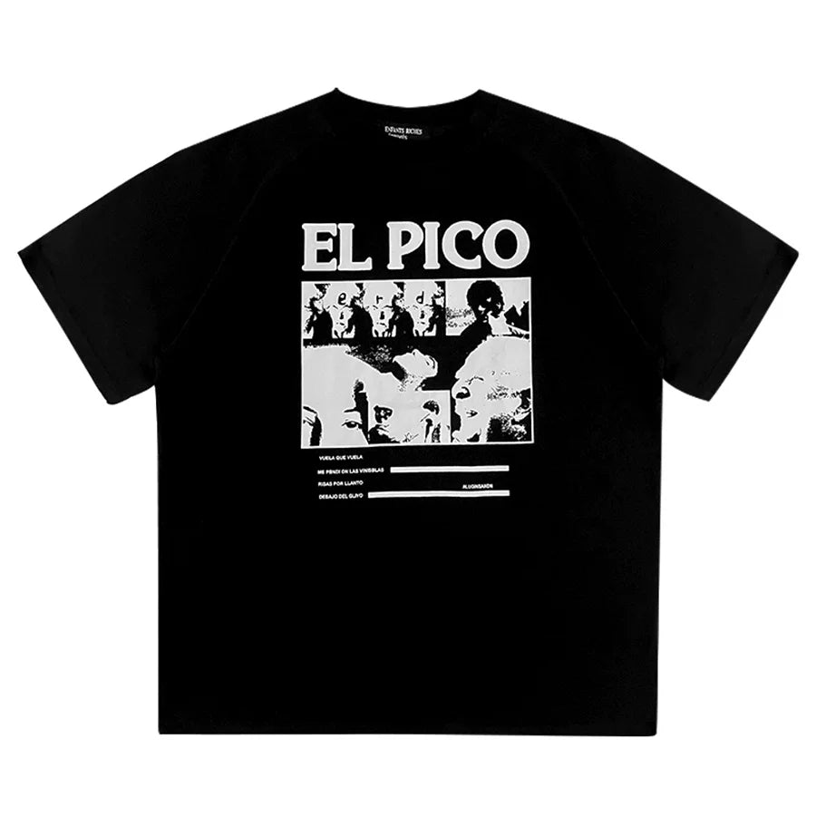 ERD Vintage Oversized Cartoon Graphic Tee Shirt