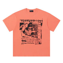 Enfants Riches Oversized Multi Graphic Short Sleeve Tee