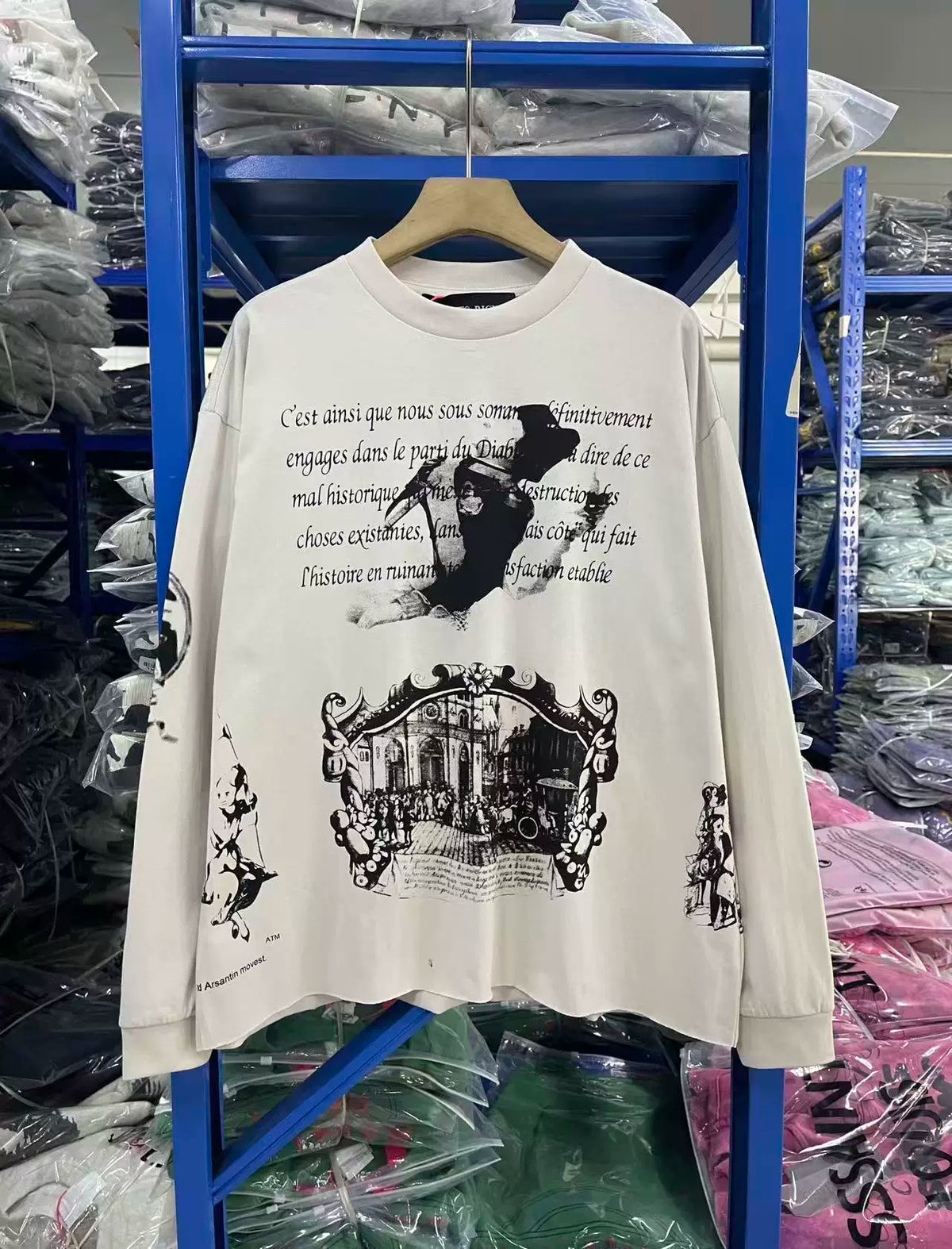 ERD Inspired Court Of Devil Graphic Longsleeve Tee