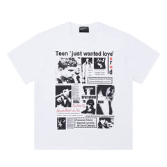Enfants Riches Oversized Multi Graphic Short Sleeve Tee