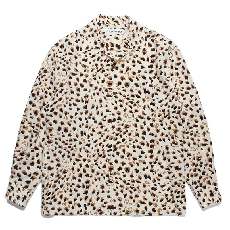 WACKO MARIA World Peace Long Sleeve Rayon Shirt
