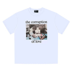 ERD Vintage Oversized Cartoon Graphic Tee Shirt