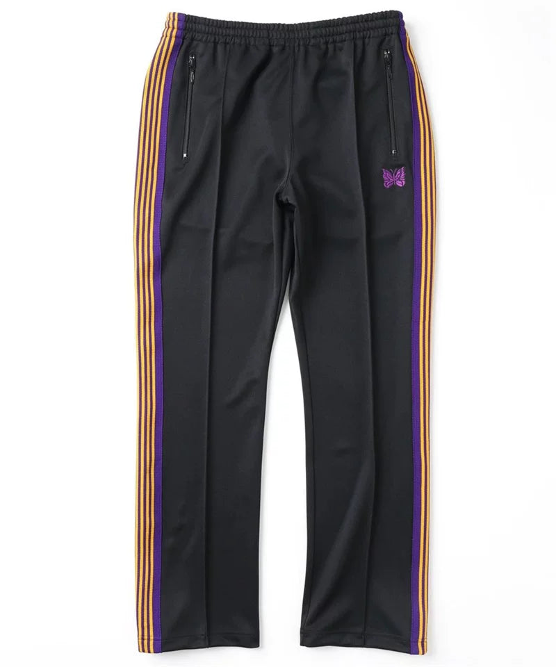 Needles Retro Side Stripe Butterfly Embroidery Casual Track Pants