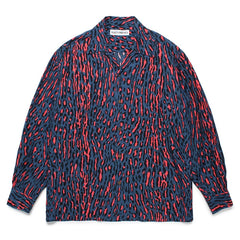 WACKO MARIA World Peace Long Sleeve Rayon Shirt