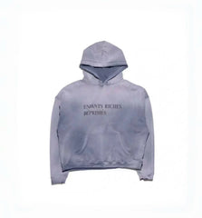 ERD's melancholic second-generation Bai Jingting's gradient dyed casual hoodie, washed and worn hooded pullover sweatshirt