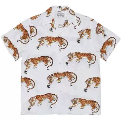WACKO MARIA  Japanese Dragon Tiger Casual Shirt