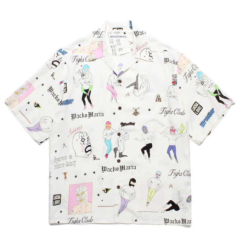 WACKO MARIA Japanese Style Casual Graphic Shirt