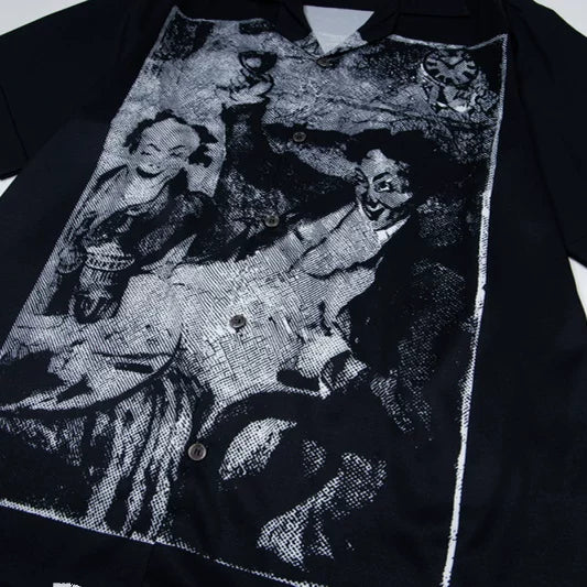 ERD Vintage Oversized Graphic Short Sleeve Shirt