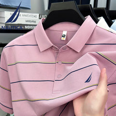 Nautica Luxury Mulberry Silk 300g Heavyweight Polo