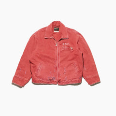 ERD melancholic Vintage Detroit Washed Canvas Collared Jacket