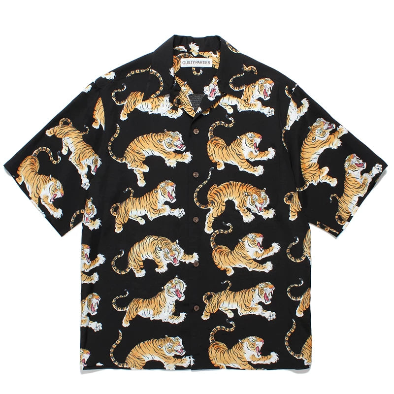WACKO MARIA Palm Tree Sailing Boat Hawaiian Shirt