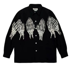 WACKO MARIA Tim Lehi Dragon Skull Long Shirt