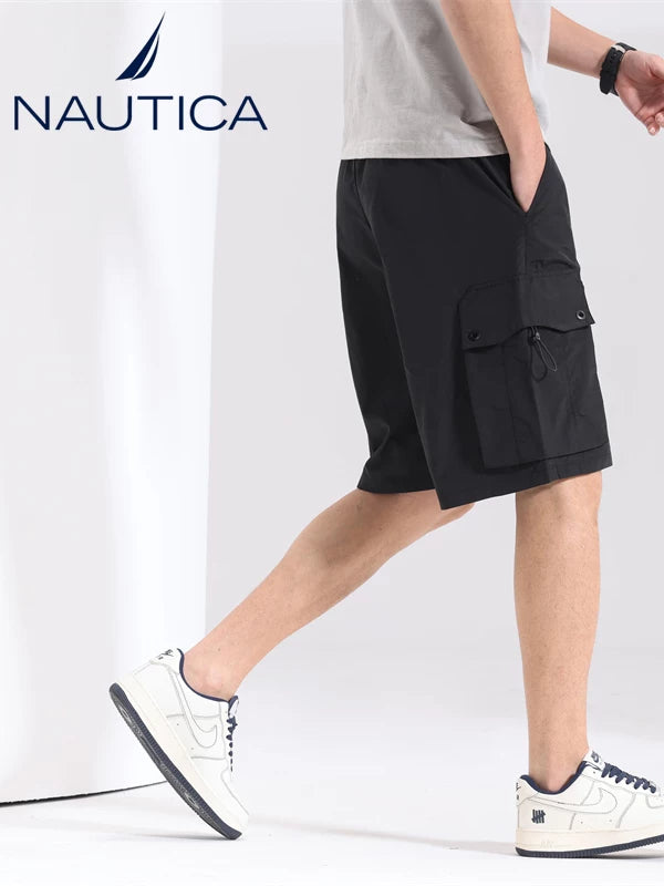 Nautica Style Multi Pocket Cargo Loose Utility Shorts