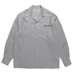 WACKO MARIA DJ Harvey Leopard Palm Tree Long Sleeve Shirt