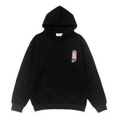 RHUDE 26ss Vintage Logo Fleece Lined Winter Hoodie