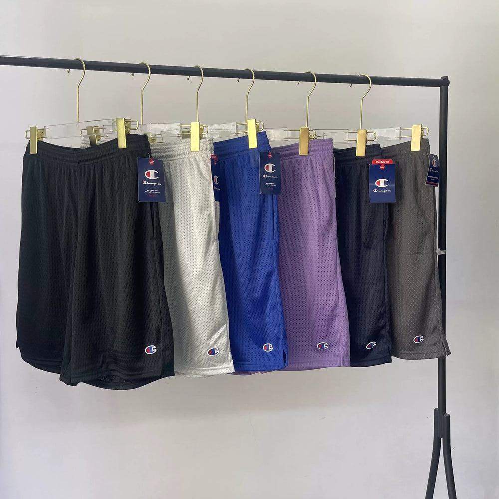 Champion Inspired Unisex Athletic Mesh Relaxed Fit Shorts