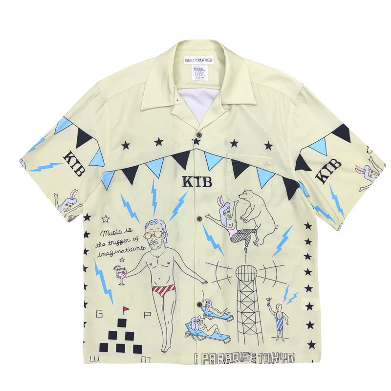 WACKO MARIA Style DJ Harvey Tour Hawaiian Shirt
