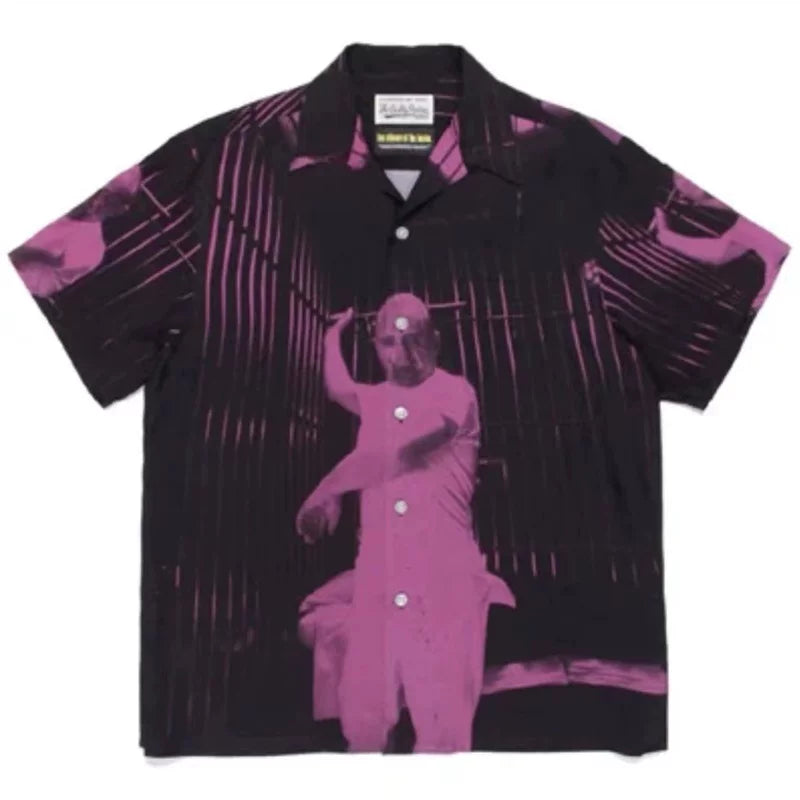 WACKO MARIA tyle Anime Cyberpunk Hawaiian Shirt
